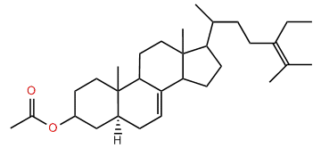 Peposterol (7,24-stigmastadienol)-acetate